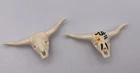 Vintage Playmobil Native American Indian Accessories COW SKULL Horns Bones Head