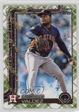 2025 Topps Holiday Holiday Green Plaid Framber Valdez #H24 1u6