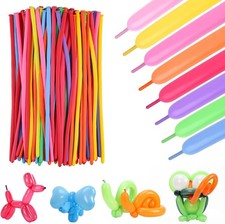 200 mehrfarbige Modellierballons 30cm lang f&uuml;r DIY, Partydekorationen, Formen