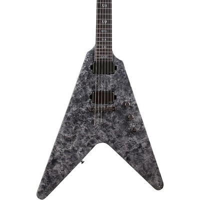 Schecter Guitar Research Juan of the Dead V1 Electric Guitar Black Reign