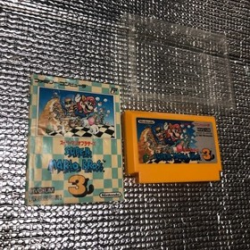 FC Super Mario Bros. 3 Box manual Damaged Famicom Family Computer Nintendo