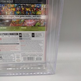 Graded 2018 Switch Mario Super Smash Bros. Ultimate CGC VGA 9.9 A++ Y-Fold Seal