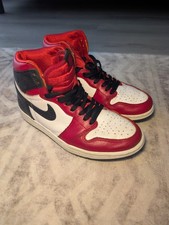 Nike Air Jordan 1 Retro OG High Satin Red White Black CD0461-601 Women's Size 7