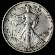 1917 Walking Liberty Silver Half Dollar UNC *UNCIRCULATED* MS E350 ZILI