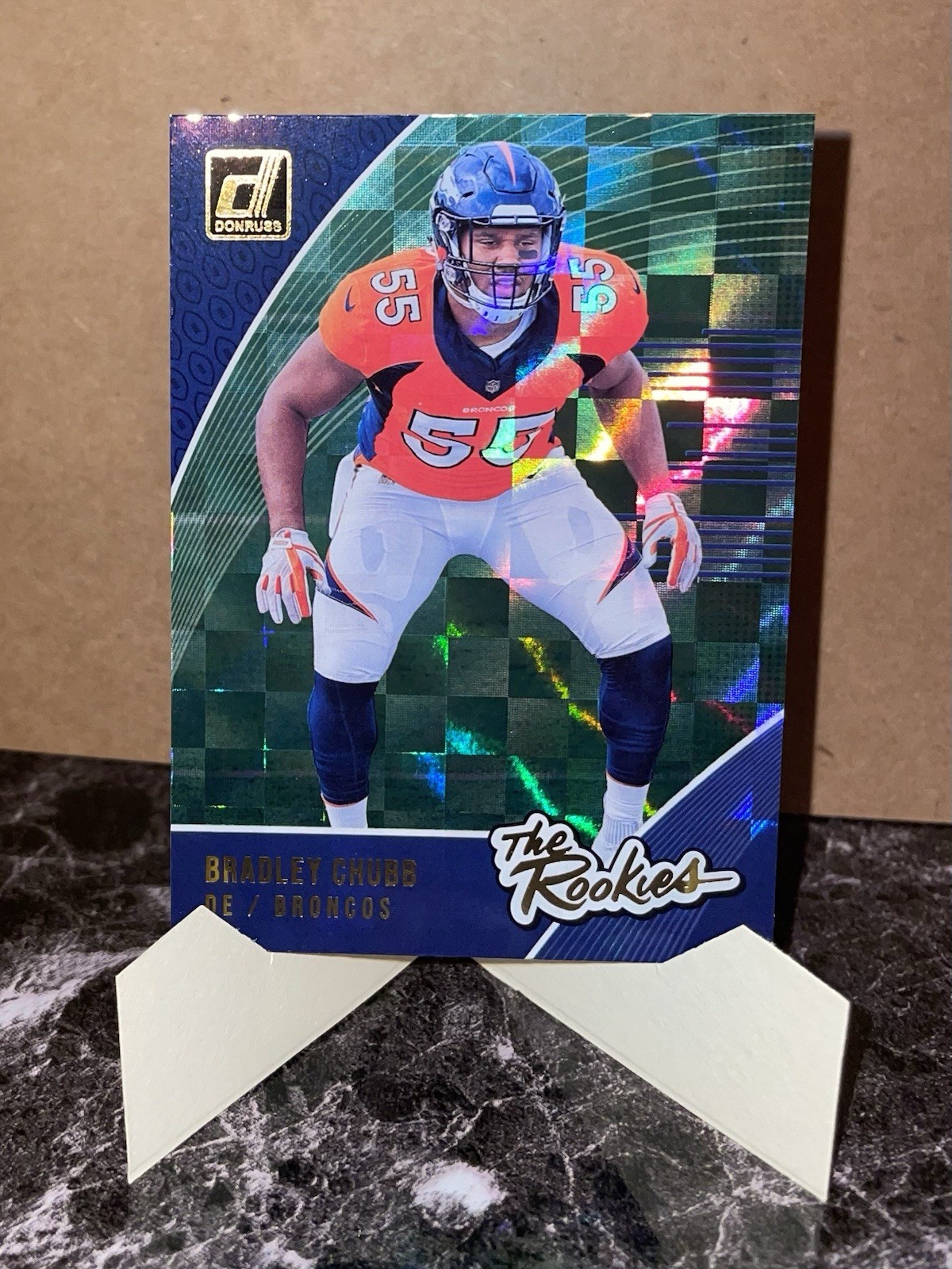 2018 Donruss Bradley Chubb # R-19 The Rookies Denver Broncos RC