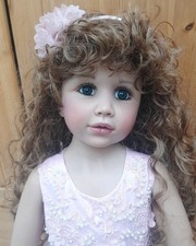 Künstlerpuppe 'Snow White" Monika Peter-Leicht, Vollkörper, 11 Gelenke