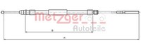 Hinten Rechts Metzger 10.4136 Seilzug, Feststellbremse FüR BMW