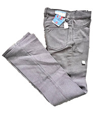 NOS Vtg LEVI'S Big E Flared Leg Dacron Knit Jeans Men's 29 X 34 70's Retro Disco