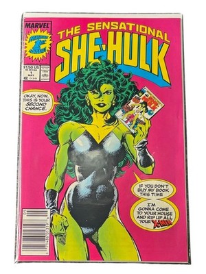 The Sensational She-Hulk #1 (Marvel Comics May 1989) Newsstand Variant