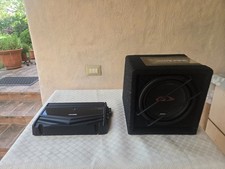 Subwoofer Alpine SBG-1044BR Bass Reflex + Amplificatore Kenwood KAC-6406