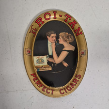 1920s Roi Tan Cigars Advertising Tin Litho Tip Tray