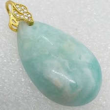 SELTEN ECHTER NATUR Hemimorphit Anhänger 925 Sterling Silber gold