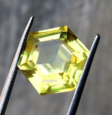 10.50 Ct AAA Natural Yellow Sapphire Hexagon Cut CERTIFIED Loose Gemstone Best