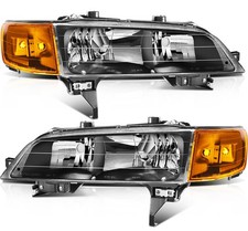 Fits 1996-1997 Honda Accord Headlights Assembly Front Headlamps Leftright Xenon