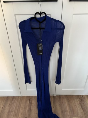 WRSTBHVR Maxi Beach Kimono Blue New 