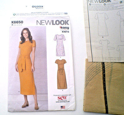 Damen Kleid - New Look Schnittmuster K6650 - Größe US 10 - 22 Neu & Ungeschnitten