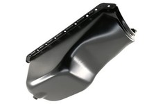 For 55-58 Chrysler Hemi 354 392 Black Steel Oil Pan Rear Sump 5 Qt Engine Deep