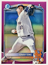 Jonah Tong 2025 Bowman Chrome 1st #BCP-105 Fuchsia /199