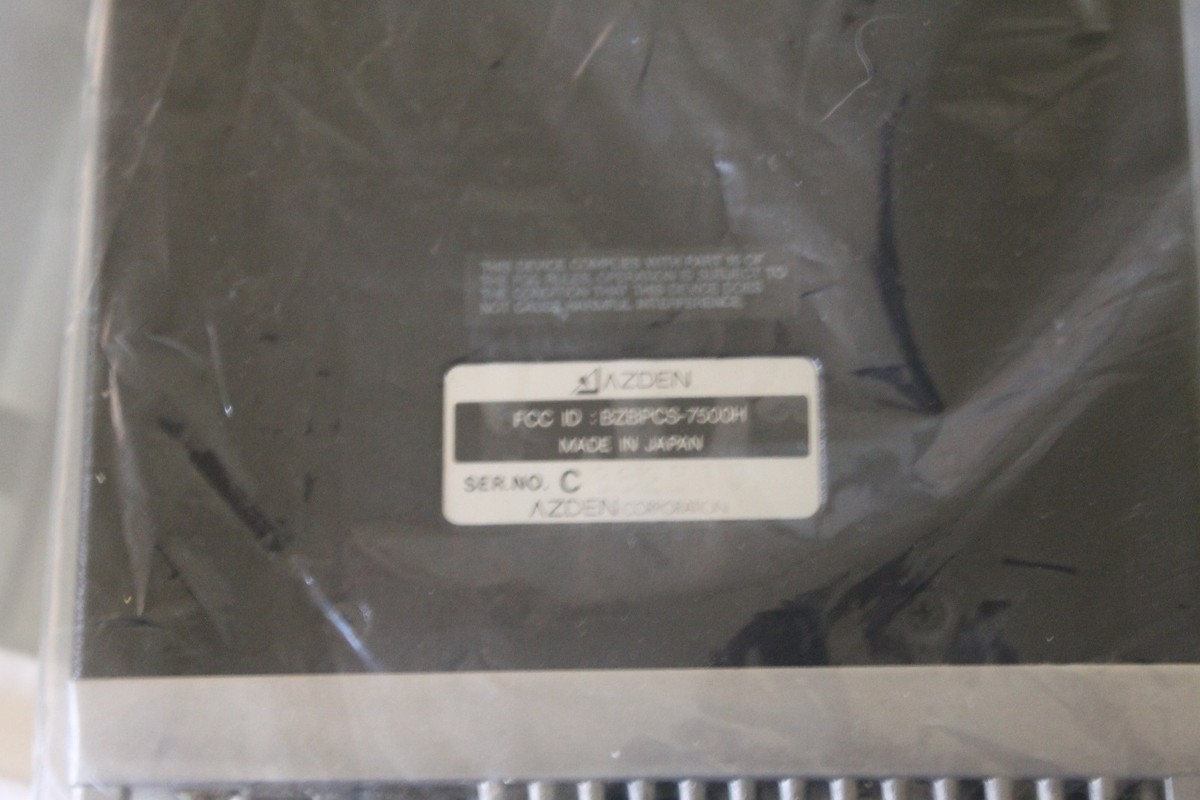 NOS AZDEN PCS-7500H 6 meter band (signature required on delivery