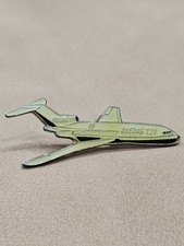 Vintage Boeing 727 Airplane Plane Metal Pin Airliner Sky Travel World Priority