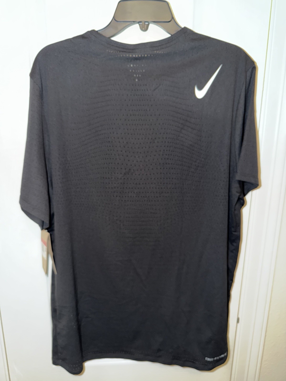 [Large] NEW Men’s Nike Aeroswift Dri-Fit ADV Running Shirt, Black, HJ3377-010 thumbnail 7