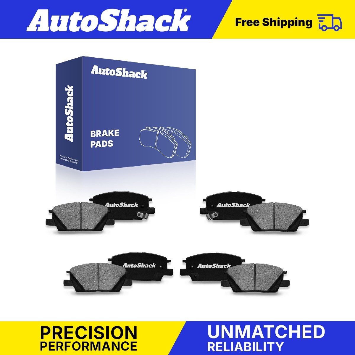 Front Rear Ceramic Brake Pad Set for 2018-2020 Chevrolet Equinox