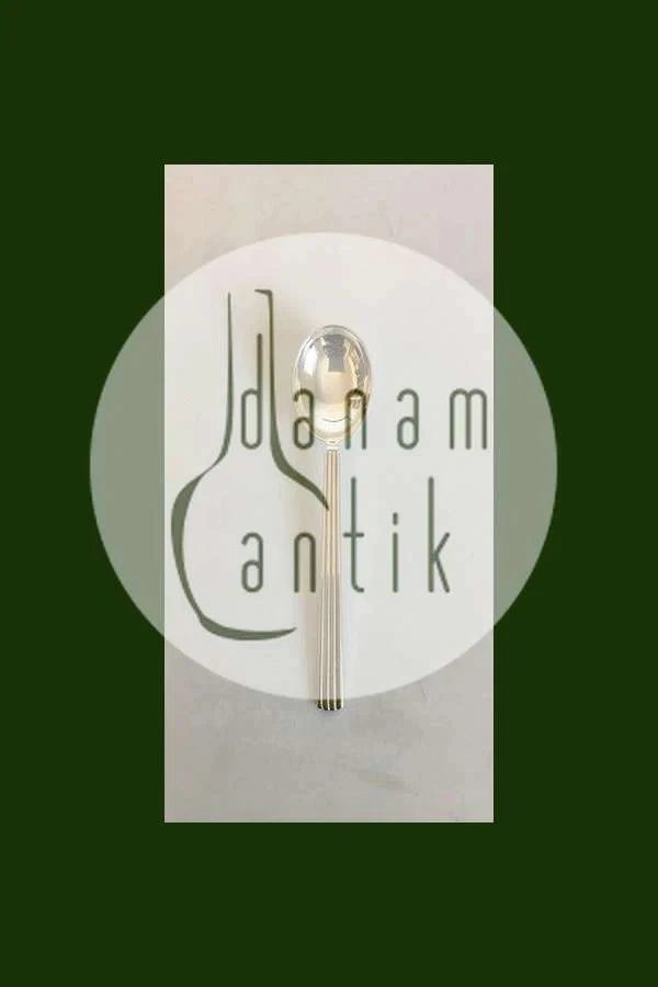 Cuchara Caldo Bernadotte Georg Jensen Plata de Ley Nº 053 Foto 4 de 4