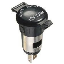 2X 12V 120W Lighter Socket Plug Outlet for Car Motorcycle Boat Y4K73299