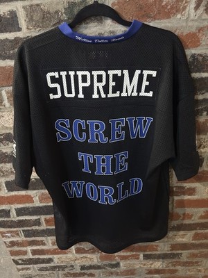 Supreme DJ Screw Football Jersey Black Size Large | eBay