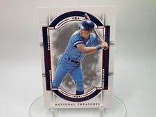 Panini National Treasures George Brett Red Serial #66 /75 Royals Baseball
