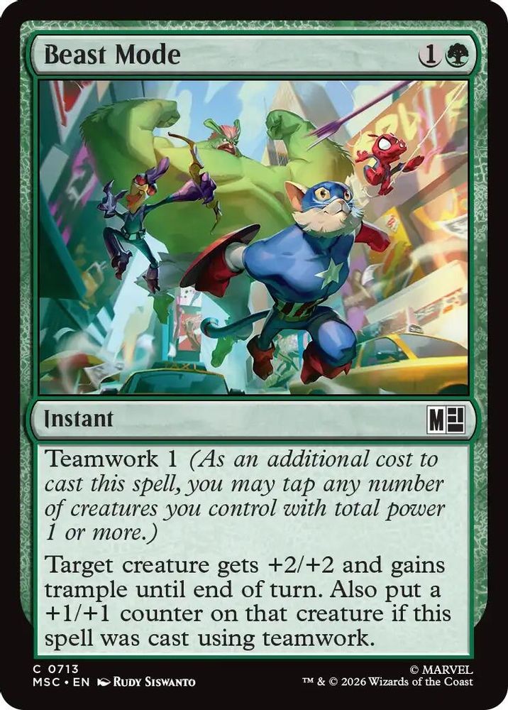 2026 Magic: The Gathering: MSC - Beast Mode (#713, Common, Near Mint ...
