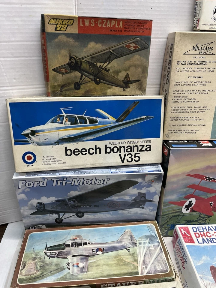 KIT DE 13 MODELOS DE AVIONES Y CAZA DE LA PRIMERA GUERRA MUNDIAL LOTE 1:72 AMT MONOGRAMA HOBBY CRAFT ENTEX $7 Foto 3 de 4