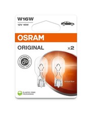 ams-OSRAM 921-2BL ŻARÓWKA 12V W16W 16W /ORIGINAL/ /KPL.2SZT./ ECO OPEL PEUGEOT 9