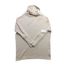 We The Free Sweater Women S Beige Waffle Knit Turtle Neck Slouchy Comfy NWT