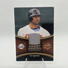 2008 Upper Deck Sweet Spot Sweet Swatch Memorabilia Nick Markakis #SS-NM Orioles