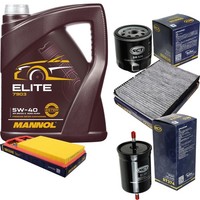 SCT Inspektionspaket 5L Mannol Elite 5W-40 FüR VW Golf IV 1.4 16V 1.6 New Beetle