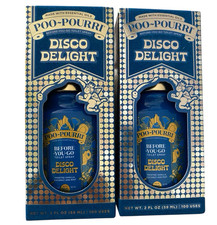 Poo Pourri Before You Go Toilet Spray Disco Delight Vanilla Coconut Mint 2 Pack