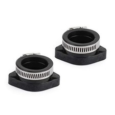 28mm Carburetor Intake Manifold Boot, Carburetor Intake Adapter Flange 2PCS