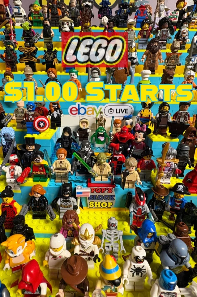 LEGO MINIFIGURE MANIA with $1.00 Starts AND RARE FINDS FOR EVERYONE