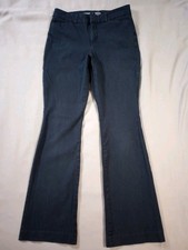 Old Navy Pants Womens 6 Blue High Rise Pixie Flare Secret Smooth Pockets