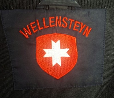 WELLENSTEYN ENGLAND SOMMER DUNKELBAU Mens Hooded Utility Parka Navy LARGE As Is