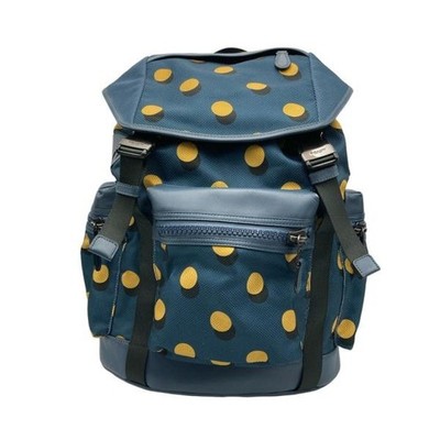 COACH Trek Optical Dot Backpack F22360 D4 Used