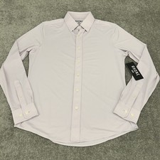 Rhone Commuter Shirt Mens Small Lavender Dusk Slim Fit Stretch Tech NEW 138