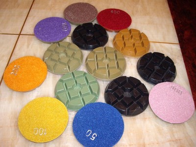 3'' Diamond stone Floor Polishing pad 54 FREE SHIP granite marble stone buffer
