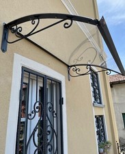Auvent de fer porte DIY entrée Abri cobertura marquise polycarbonato RICCIO TOP