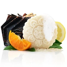 Viori Citrus Yao Shampoo Bar Made with Rice Water - Handcrafted All Natural Sham