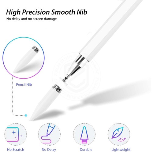Magnetic Stylus Can Absorb Tablet Pencil 3in1 For Apple iPad Samsung Lenovo TAB - Picture 6 of 11