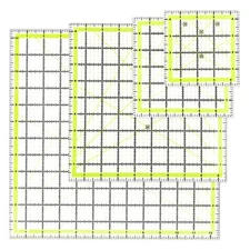 4 Pack Quilting Ruler Quilting Ruler Quilting Templates Fabric Cutting Ruler ...