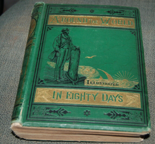 Around the World In Eighty Days by Jules Verne,1st/Later Issue,1873 - Picture 1 of 3