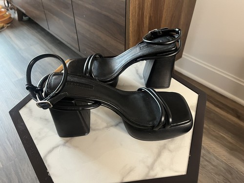 Topshop Romeo two part platform sandals in black US 8 EU 39 - Bild 3 von 8